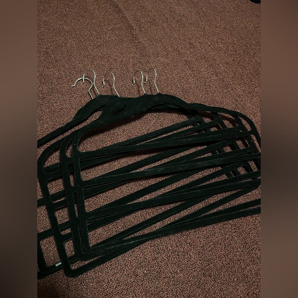 Black Velvet Hangers (Set of 6) - Picture 5 of 5